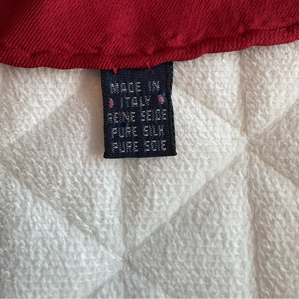 Vintage Burberry Prorsum 100% Silk Scarf Equestrian Knight Logo Made In Italy - Picture 2 of 9